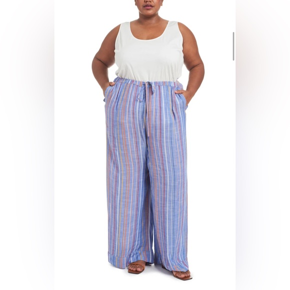Pari Passu $298 Andy Striped Pajama Pants - Picture 1 of 1